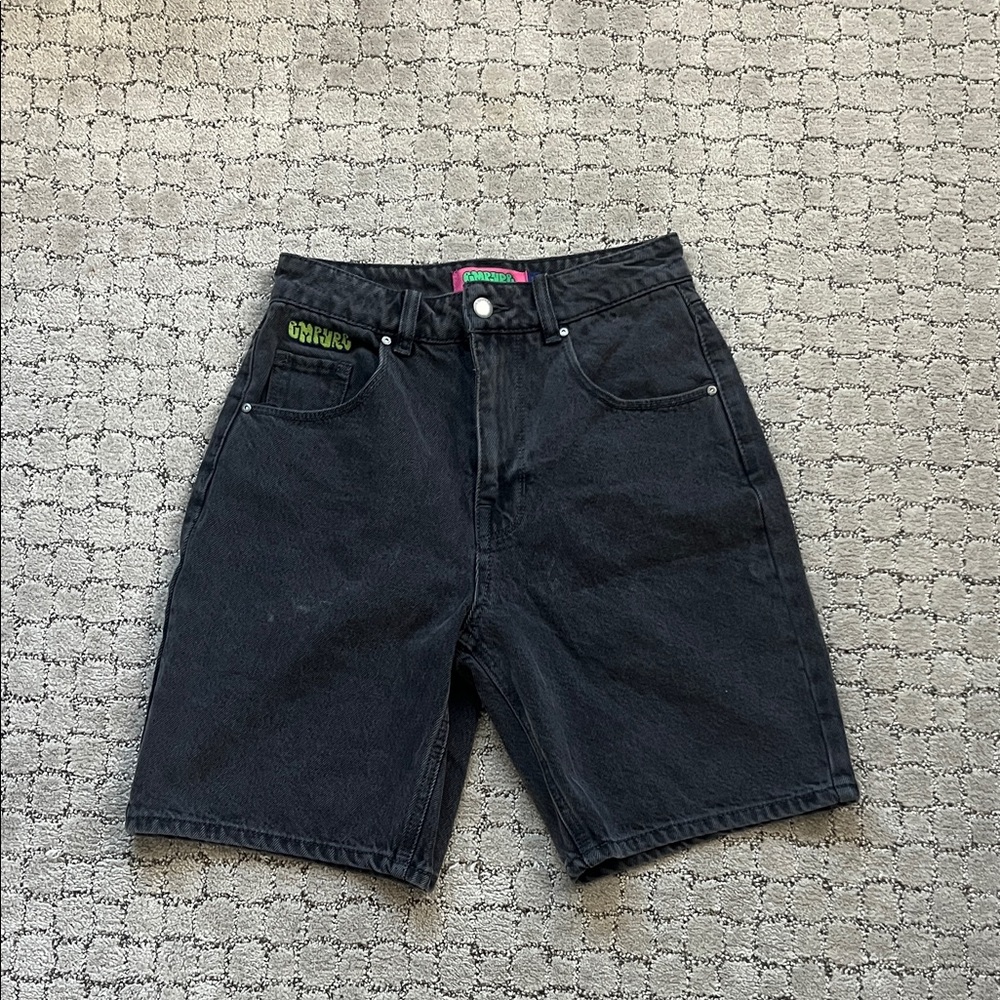 EMPIRE Black Denim Shorts